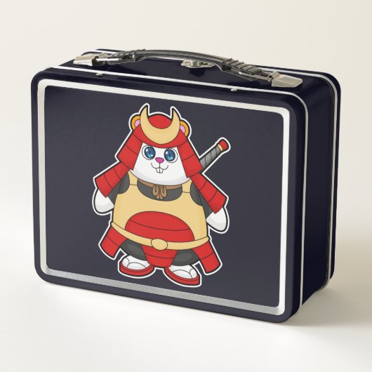 Lunch Box Hamster as Warrior with Armor (Dos)