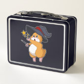 Lunch Box Hamster as Wizard with Magic mur (Dos)