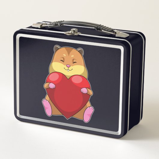 Lunch Box Hamster au coeur (Devant)