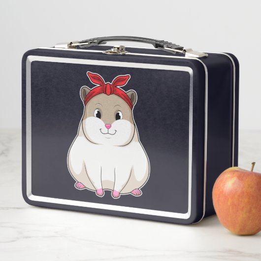 Lunch Box Hamster avec Bandana (En situation)