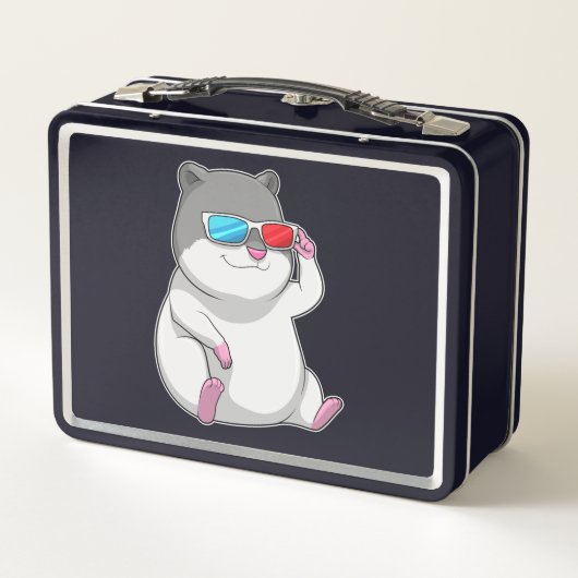 Lunch Box Hamster avec lunettes (Dos)