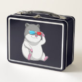 Lunch Box Hamster avec lunettes (Devant)