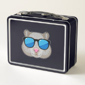Lunch Box Hamster avec lunettes de soleil (Dos)