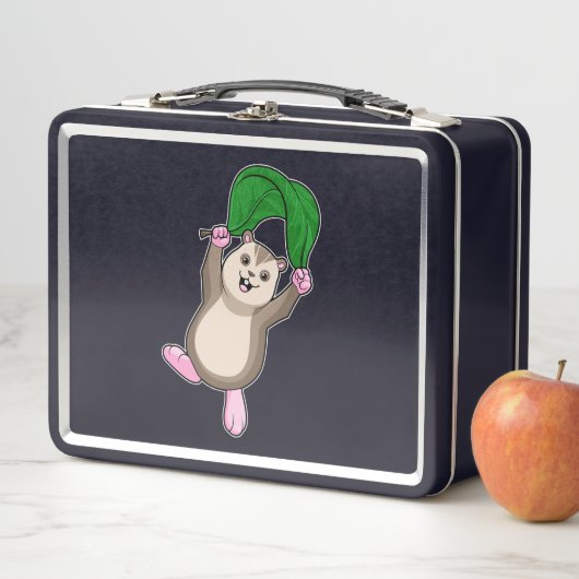 Lunch Box Hamster avec parachute (En situation)