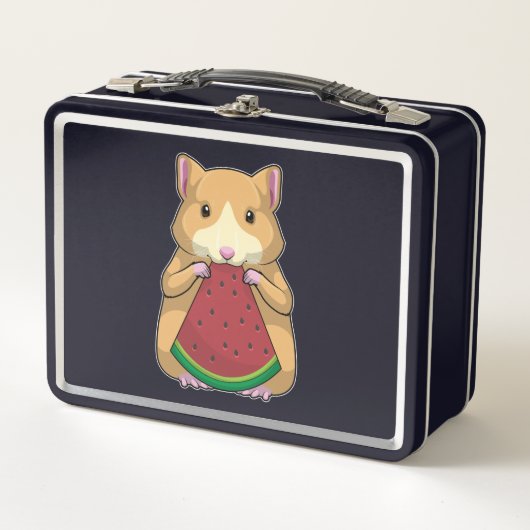 Lunch Box Hamster avec pastèque (Devant)
