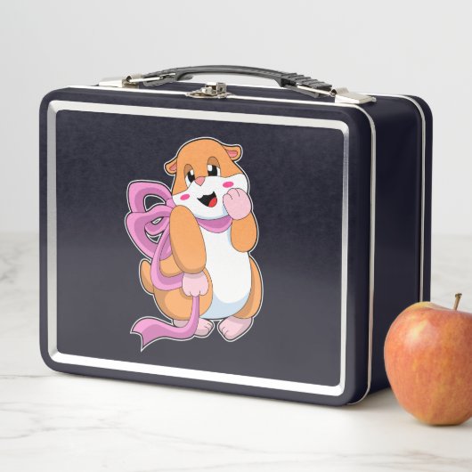 Lunch Box Hamster avec ruban (En situation)