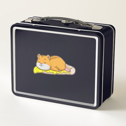 Lunch Box Hamster & Pizza au fromage (Dos)