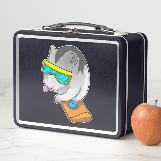 Lunch Box Hamster Snowboard Snowboard (En situation)