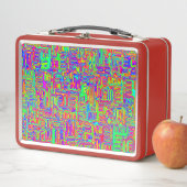 Lunch Box Hand and Digitally Painted Pattern art 42 (En situation)