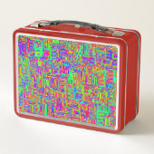 Lunch Box Hand and Digitally Painted Pattern art 42 (Dos)