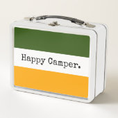 Lunch Box HAPPER CAMPER Lumineux Forêt Jaune Grandes Pures V (Devant)