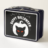 LUNCH BOX HAPPY HALLOWEEN CHAT CITROUILLE (Devant)