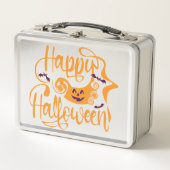 Lunch Box Happy Halloween chauves-souris Jack-o'-lantern (Devant)