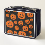 Lunch Box Happy Halloween Jack-o'-lantern Illustration Art (Dos)