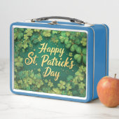 Lunch Box Happy St. Patrick’s Day Clover Design (En situation)