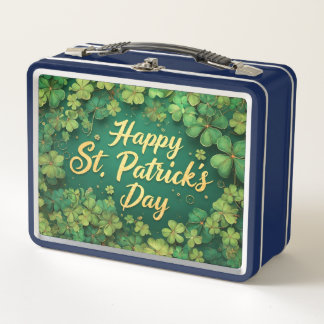 Lunch Box Happy St. Patrick’s Day Clover Design