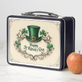 Lunch Box Happy St. Patrick’s Day Shamrock Design (En situation)