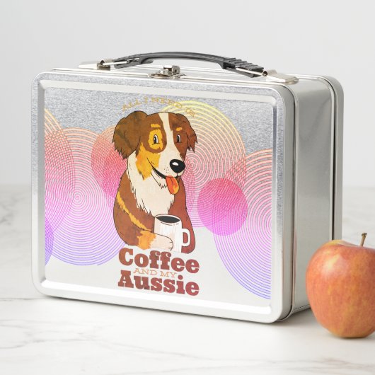 Lunch Box Haricot Aussie Berger de ferme Conception de l'ama (En situation)