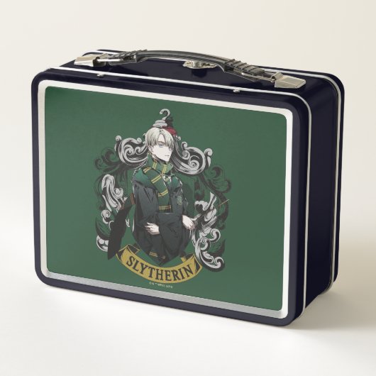 Lunch Box HARRY POTTER™ | Anime Draco Malfoy House Crest (Dos)