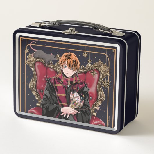Lunch Box HARRY POTTER™ | Anime Ron Weasley Assis (Devant)