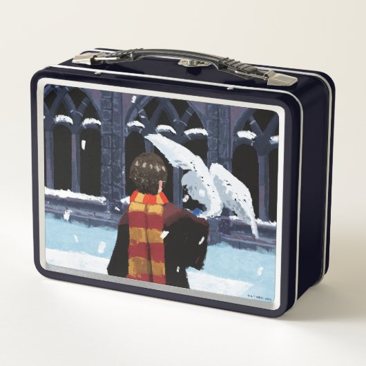 Lunch Box HARRY POTTER™ & Hedwig dans la neige (Dos)
