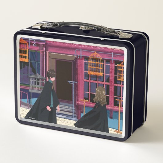 Lunch Box HARRY POTTER™ & Hermione à Eeylops Owl Emporium (Dos)