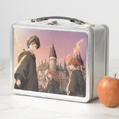 Lunch Box HARRY POTTER™ Hermione & Ron HOGWARTS™ Scène d'ani (En situation)