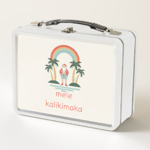 Lunch Box Hawaïen/Rainbow/Palms Santa
