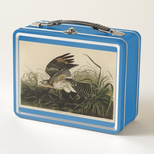 Lunch Box Hawk d'hiver, les oiseaux d'Amérique de John James (Devant)