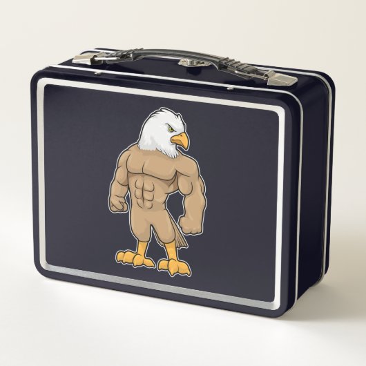 Lunch Box Hawk en Bodybuilder avec six pack (Dos)