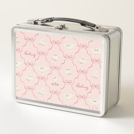 Lunch Box Hedwig Pink Ribbon Pattern (Devant)