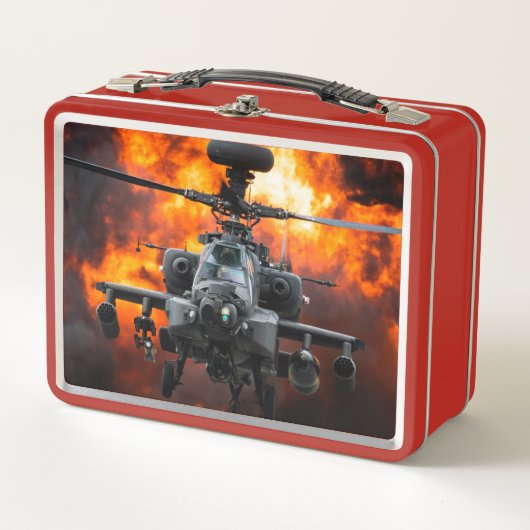 Lunch Box Hélicoptère Apache (Devant)