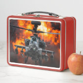 Lunch Box Hélicoptère Apache (En situation)