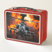 Lunch Box Hélicoptère Apache (Dos)