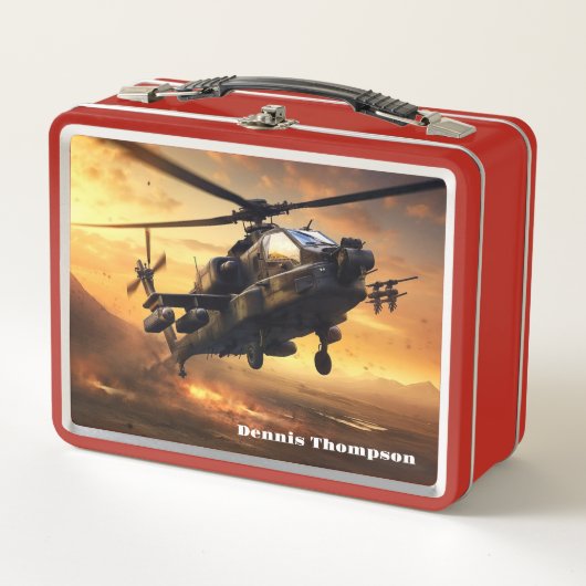 Lunch Box Hélicoptère d'attaque (Devant)