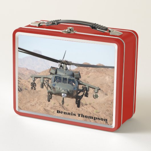 Lunch Box Hélicoptère de combat (Devant)