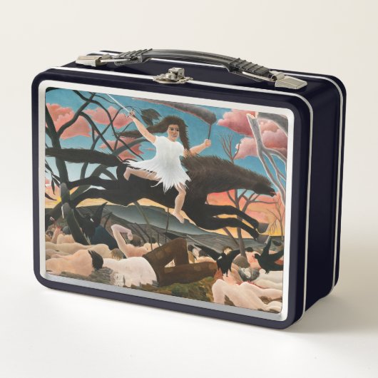 Lunch Box Henri Rousseau - La guerre (Devant)