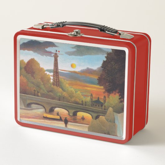 Lunch Box Henri Rousseau - Seine et Tour Eiffel au coucher d (Devant)