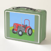 Lunch Box Herbert le Tracteur Boîte à lunch métallique (Dos)