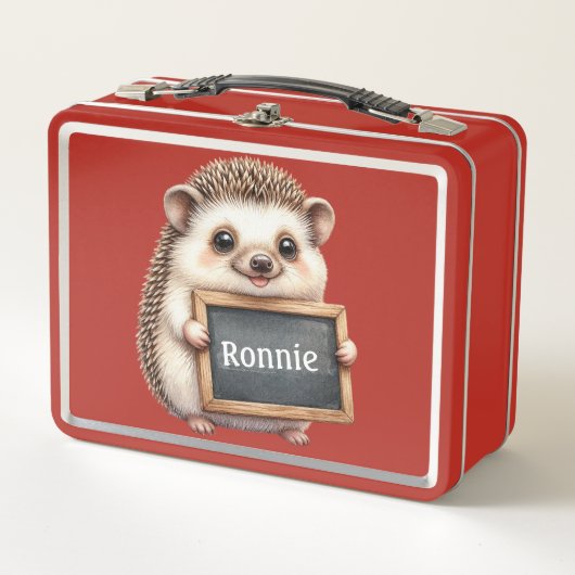 Lunch Box Hérisson Personnalisé (Devant)