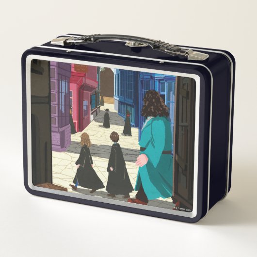 Lunch Box Hermione, HARRY POTTER™ & Hagrid dans Diagon Alley (Dos)