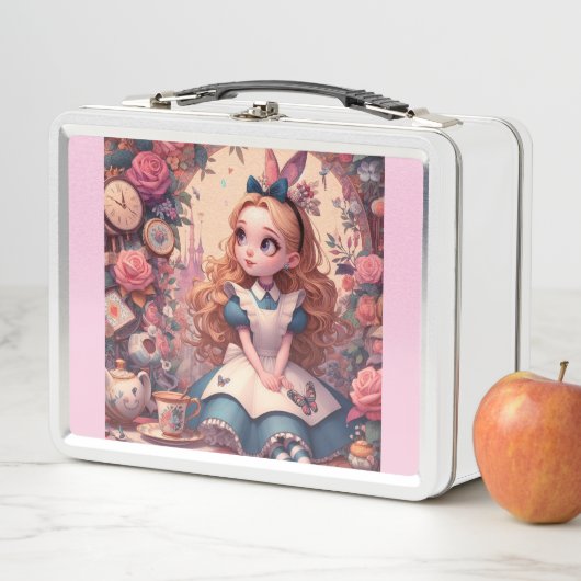 Lunch Box Heure du thé Alice (En situation)