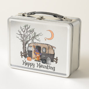 Lunch Box Heureux Camper d'Halloween Sorcière Éffrayante