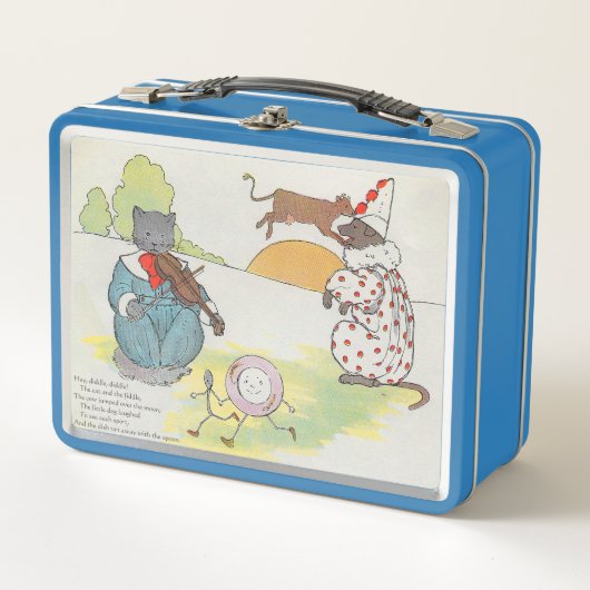 Lunch Box Hey Diddle Diddle The Cat and Fiddle Rhyme (Devant)