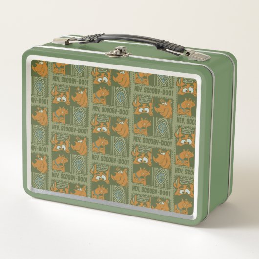 Lunch Box Hey Scooby-Doo Carré tribal Graphic (Devant)