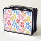 Lunch Box Hibiscus Coloré, Motif Des Fleurs (Dos)