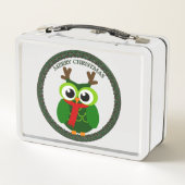 Lunch Box hibou de Noël (Dos)