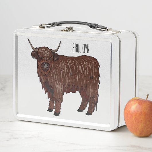Lunch Box Highland cow (En situation)