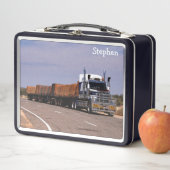 Lunch Box Highway Road Train Semi Truck (En situation)