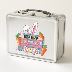 Lunch Box Hip-Hop Lapin de Pâques Mixtape - Cassette Rétro